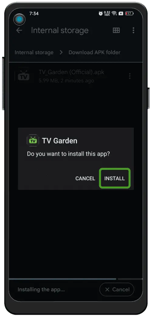Instalar y Abrir HZTV